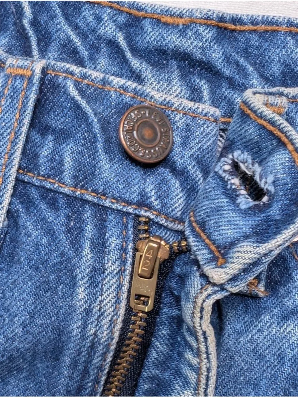 Levi's 517 Orange Tab Vintage 1989 USA Made 32x36 (Actual 31x35) Grunge Bootcut